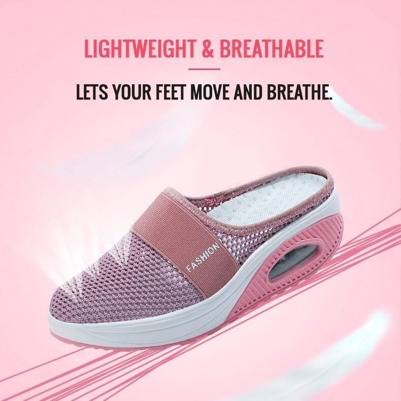 azfleek Slippers Air Cushion Slip-On Orthopedic Diabetic Walking Shoes