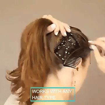 Korean Multi-Function Hair Comb – 8-Color Magic Styling Comb