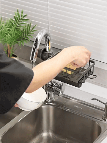 Multi-Functional Kitchen Sink Organizer and Draining Rack