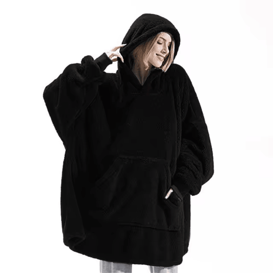 Long Sleeves With Pockets Hoodie Pajamas Women