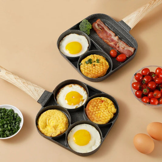 4-hole Egg and Pancake Frying Pan - SAVVY LUXE