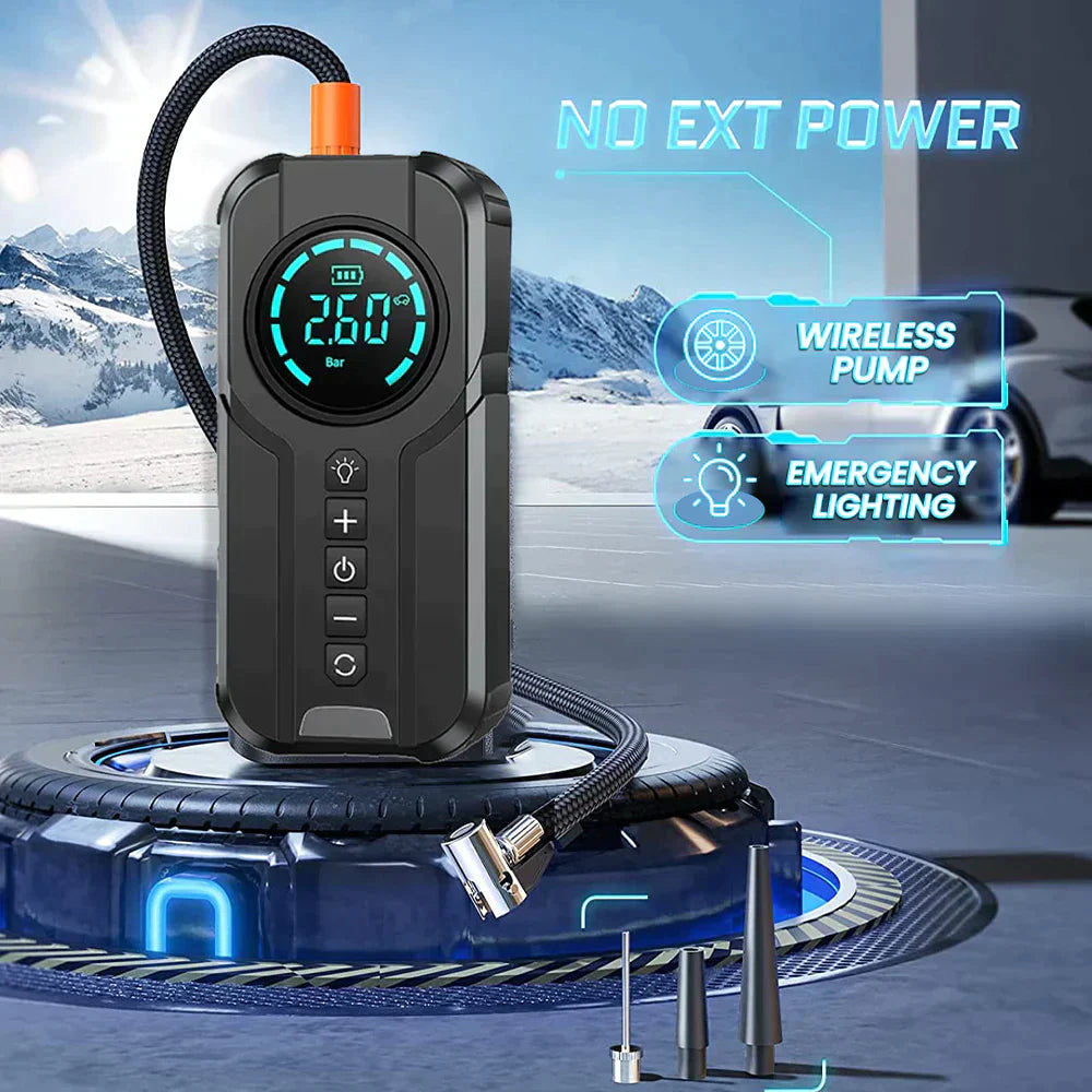 DRIVE START ENHANCER 4 IN 1/ HIGH-PRESSURE AIR CHARGER 2 IN 1