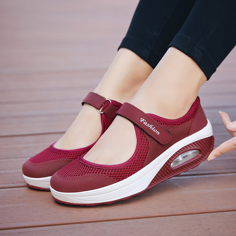 azfleek Orthopedic Sandals Women Comfortable Air Cushion Working Nurse Shoes