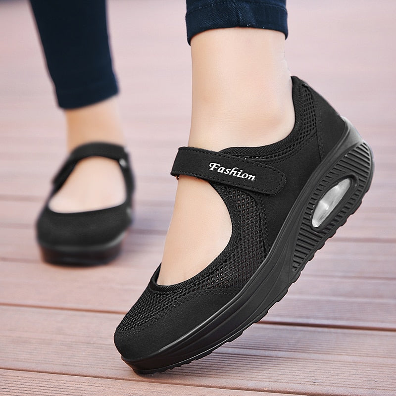 azfleek Orthopedic Sandals Women Comfortable Air Cushion Working Nurse Shoes