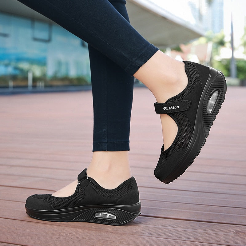 azfleek Orthopedic Sandals Women Comfortable Air Cushion Working Nurse Shoes