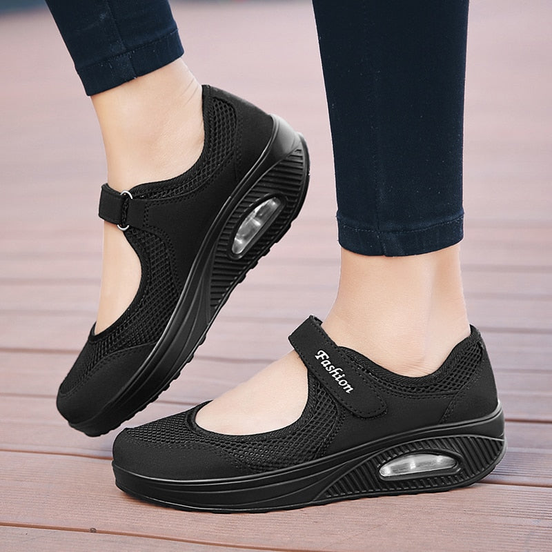 azfleek Orthopedic Sandals Women Comfortable Air Cushion Working Nurse Shoes