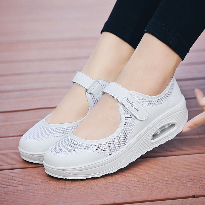 azfleek Orthopedic Sandals Women Comfortable Air Cushion Working Nurse Shoes