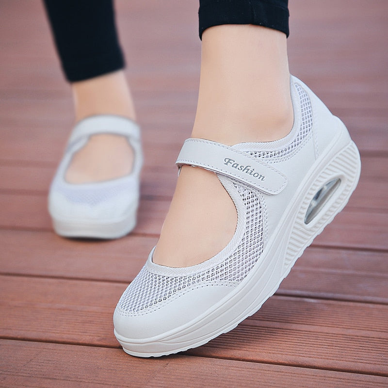 azfleek Orthopedic Sandals Women Comfortable Air Cushion Working Nurse Shoes