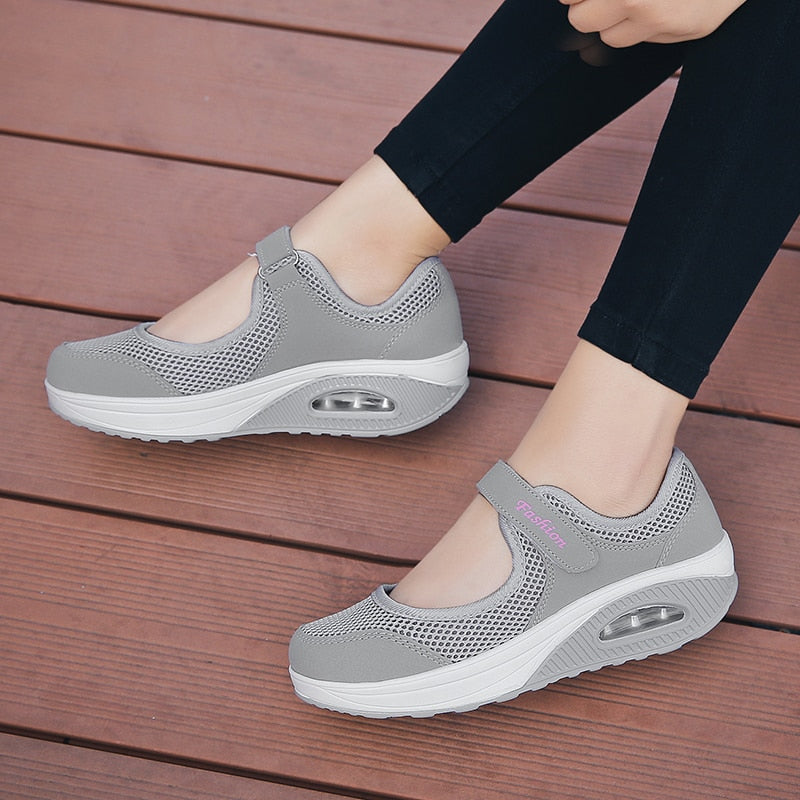 azfleek Orthopedic Sandals Women Comfortable Air Cushion Working Nurse Shoes