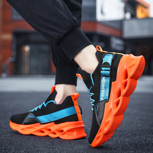 azfleek Lace-up Shoes Unisex Fashion Sneakers Women Men Mesh Air Cushion Shoes