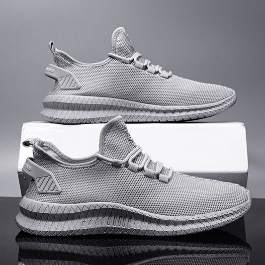 Mesh Men Shoes Breathable Lightweight Walking Tennis Trainers - SAVVY LUXE