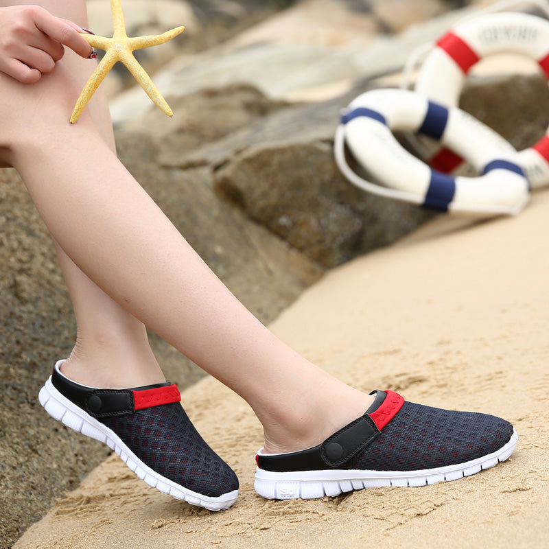 azfleek Sandals Unisex Summer Mesh Sandals Lightweight Breathable Outdoor Sneakers
