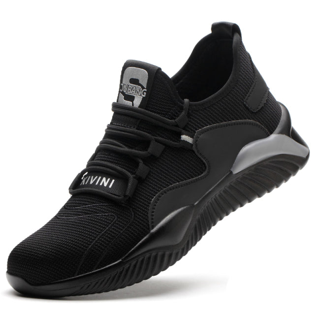 azfleek Orthopedic Shoes Unisex Men Women Sports Shoes Running Anti-Puncture Sneakers Black Gray / 5