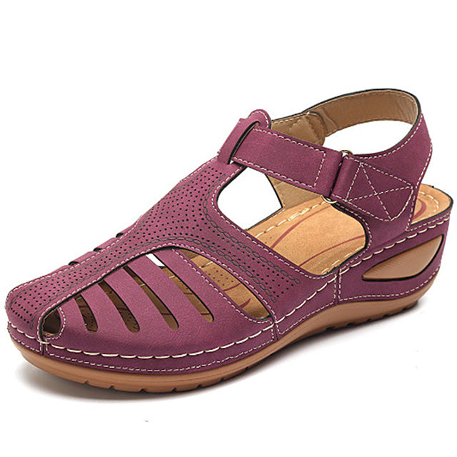 azfleek Orthopedic Sandals Premium Orthopedic Women Platform Walking Sandals Purple / 10