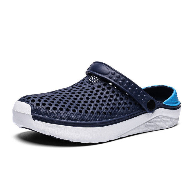 azfleek Sandals Unisex Summer Beach Sandals Lightweight Anti-Slip Clogs Coffee / 7