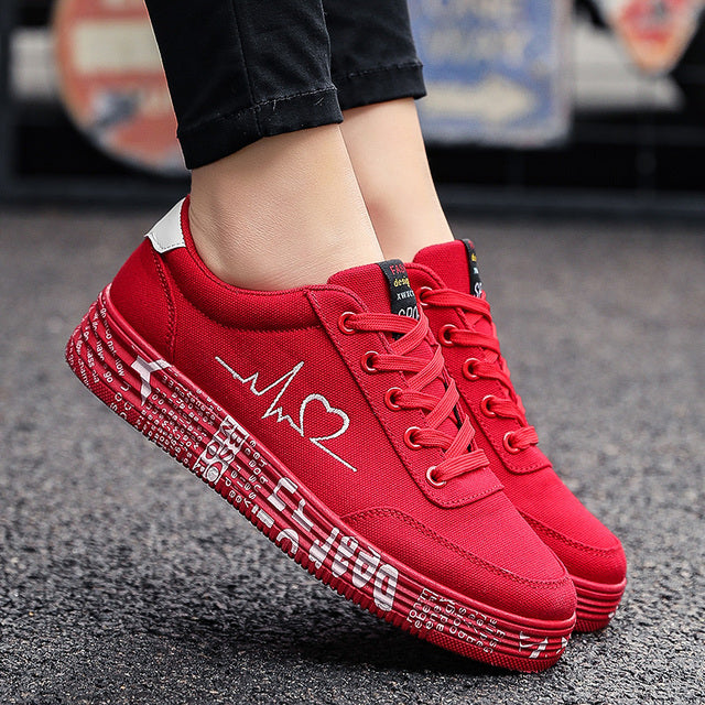 Unisex Fashion Women Vulcanized Shoes Sneakers - SAVVY LUXE