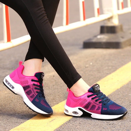 azfleek Lace-up Shoes Women Running Shoes Breathable Outdoor Lightweight Sports Shoes
