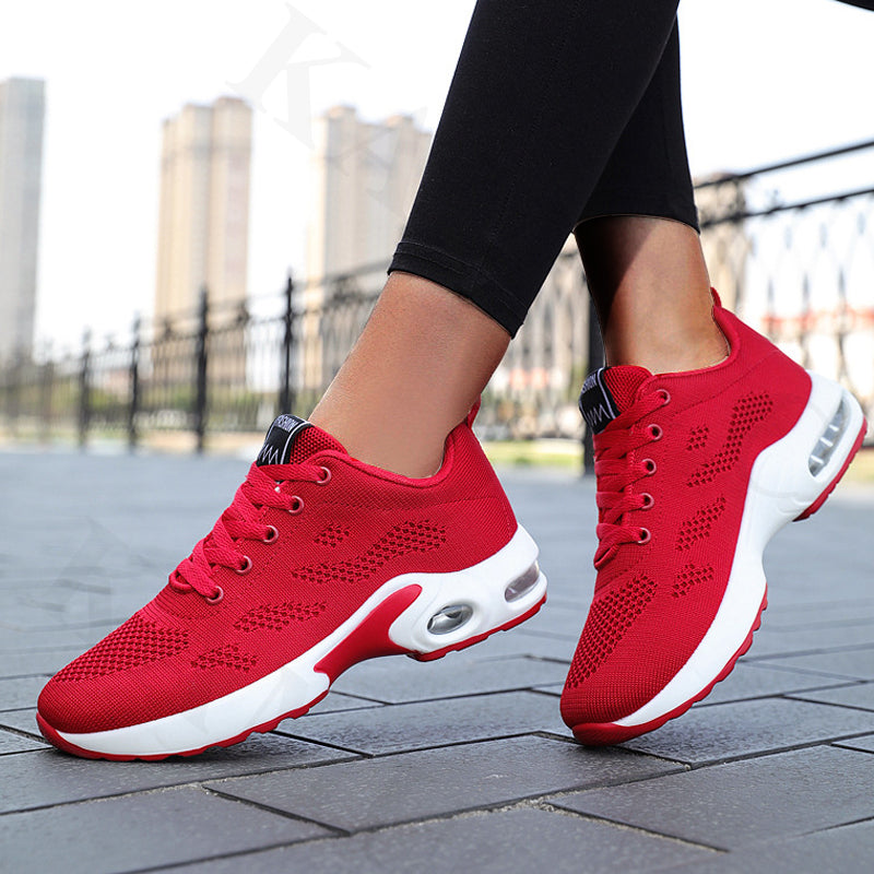 azfleek Lace-up Shoes Women Running Shoes Breathable Outdoor Lightweight Sports Shoes