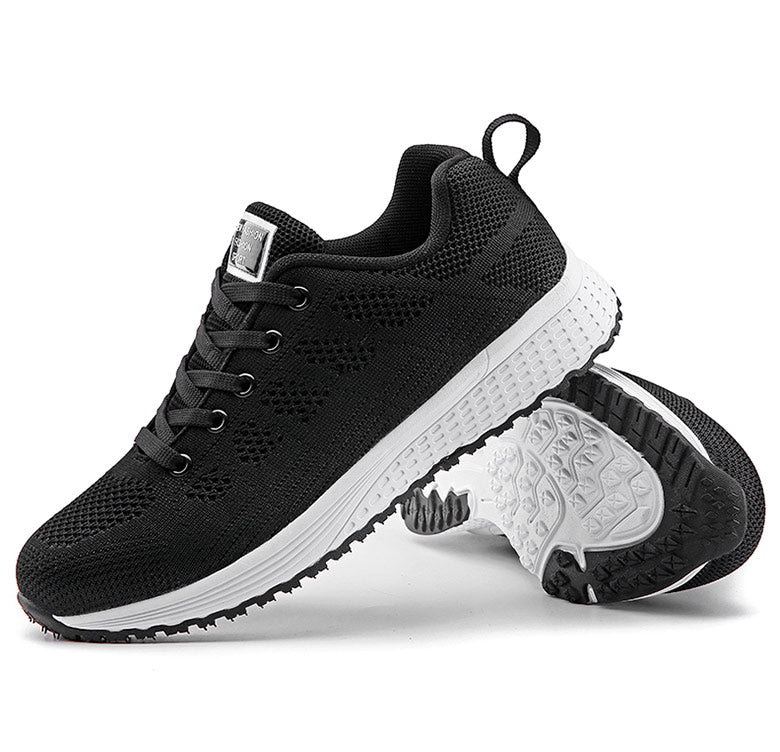 azfleek Lace-up Shoes Women Casual Mesh Shoes Sports Walking Running Shoes