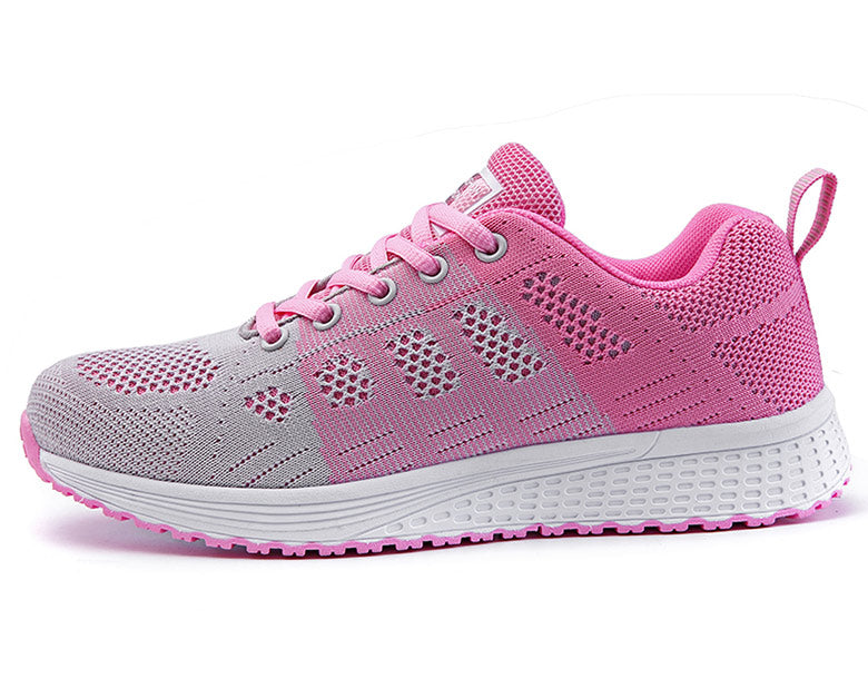 azfleek Lace-up Shoes Women Casual Mesh Shoes Sports Walking Running Shoes