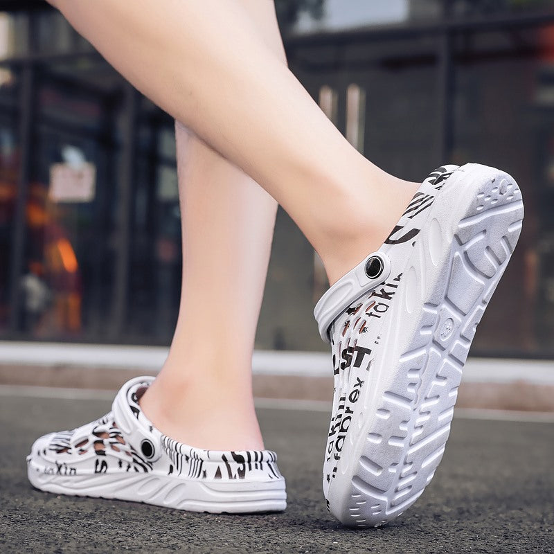 azfleek Sandals Unisex Breathable Slippers Sandals Outdoor Fashion Casual Clogs