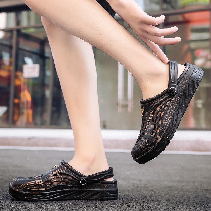 azfleek Sandals Unisex Breathable Slippers Sandals Outdoor Fashion Casual Clogs