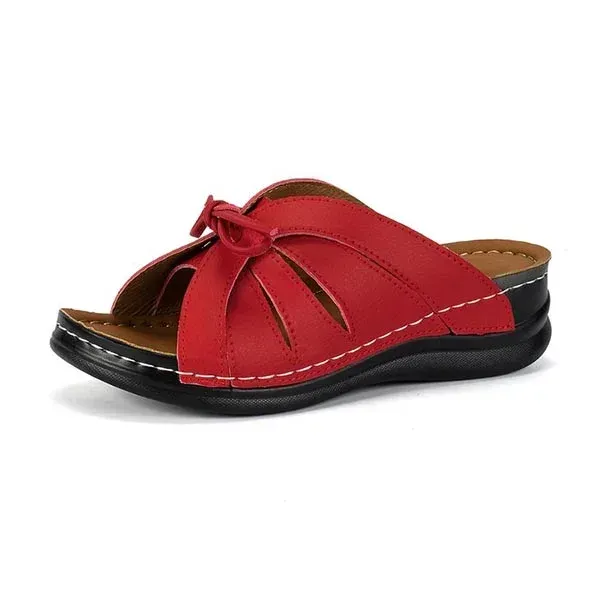 Vintage Premium Orthopedic Open Toe Summer Wedges Platform Sandals 2024
