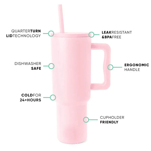 40 OZ TUMBLER WITH HANDLE